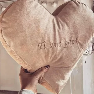 Cuore 3D"Ti amiamo mamy e papy"